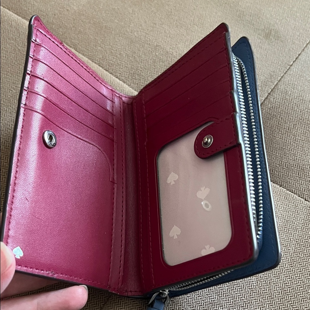 Kate Spade Blue and White Wallet - Picture 4 of 10